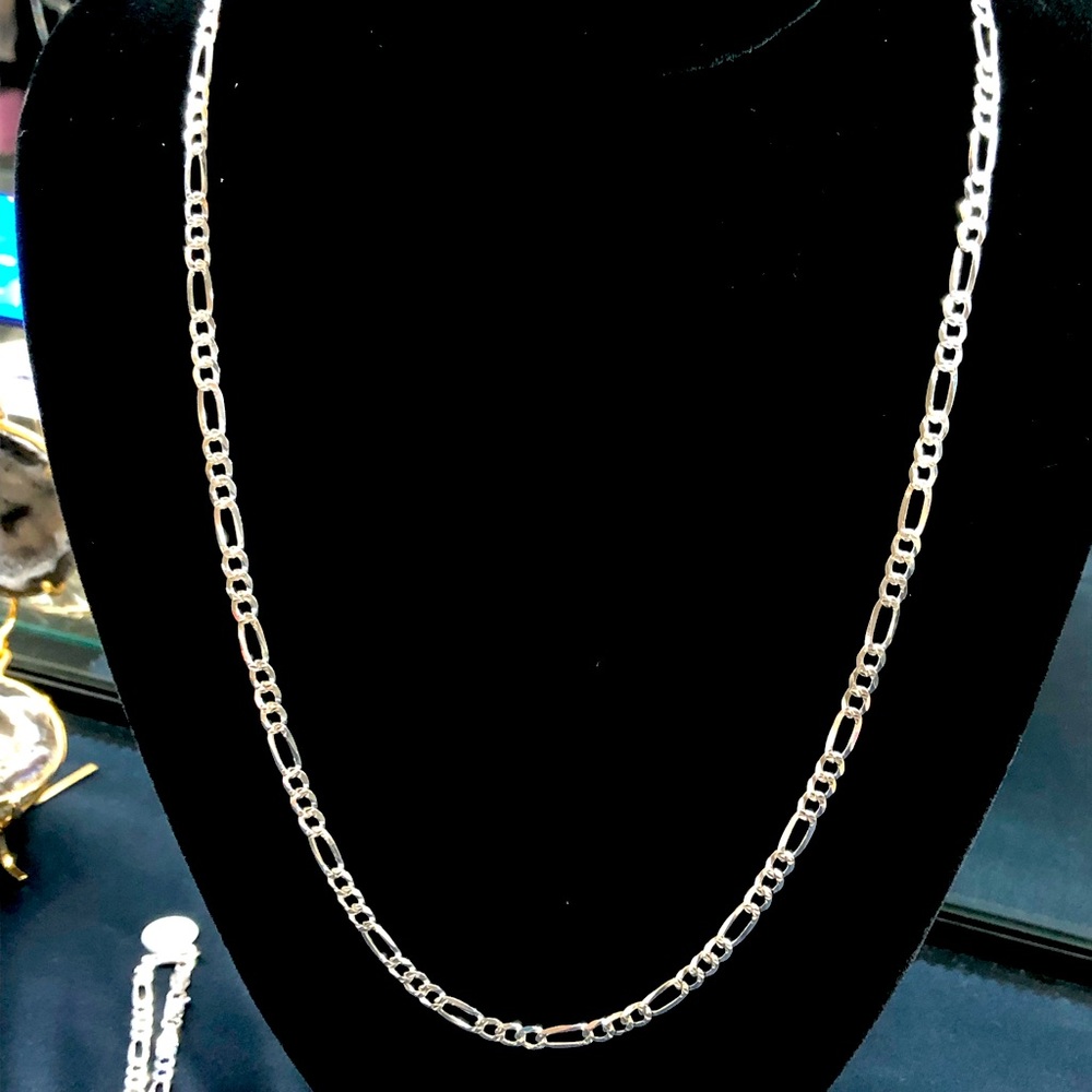 Fígaro 20” link chain (4mm) silver